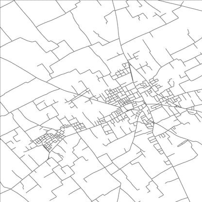 ROAD MAP OF ZAOUIAT DJEDIDI, TUNISIA BY MAPBAKES