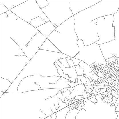 ROAD MAP OF ZAOUIET KOUNTECH, TUNISIA BY MAPBAKES