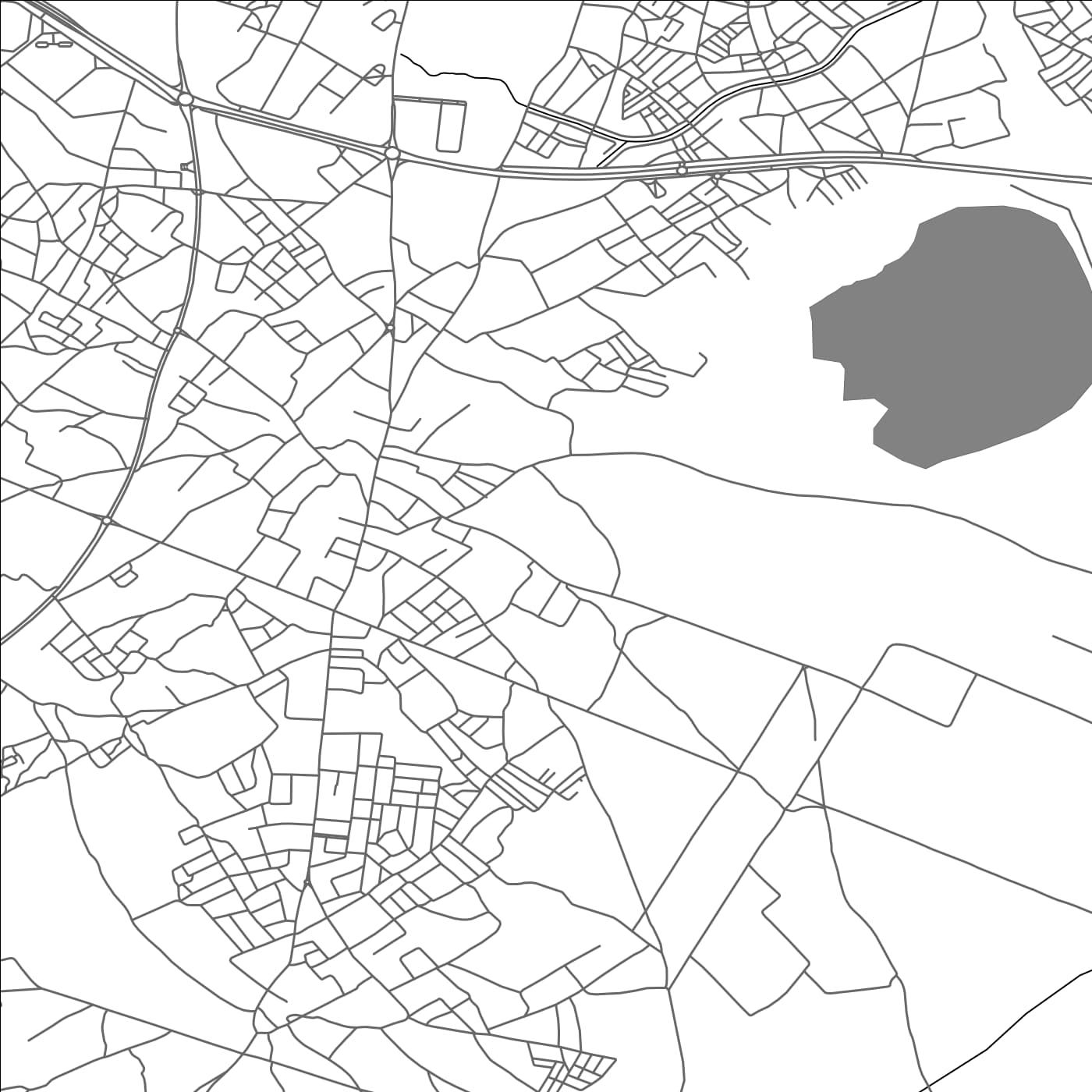 ROAD MAP OF ZAOUIET SOUSSE, TUNISIA BY MAPBAKES