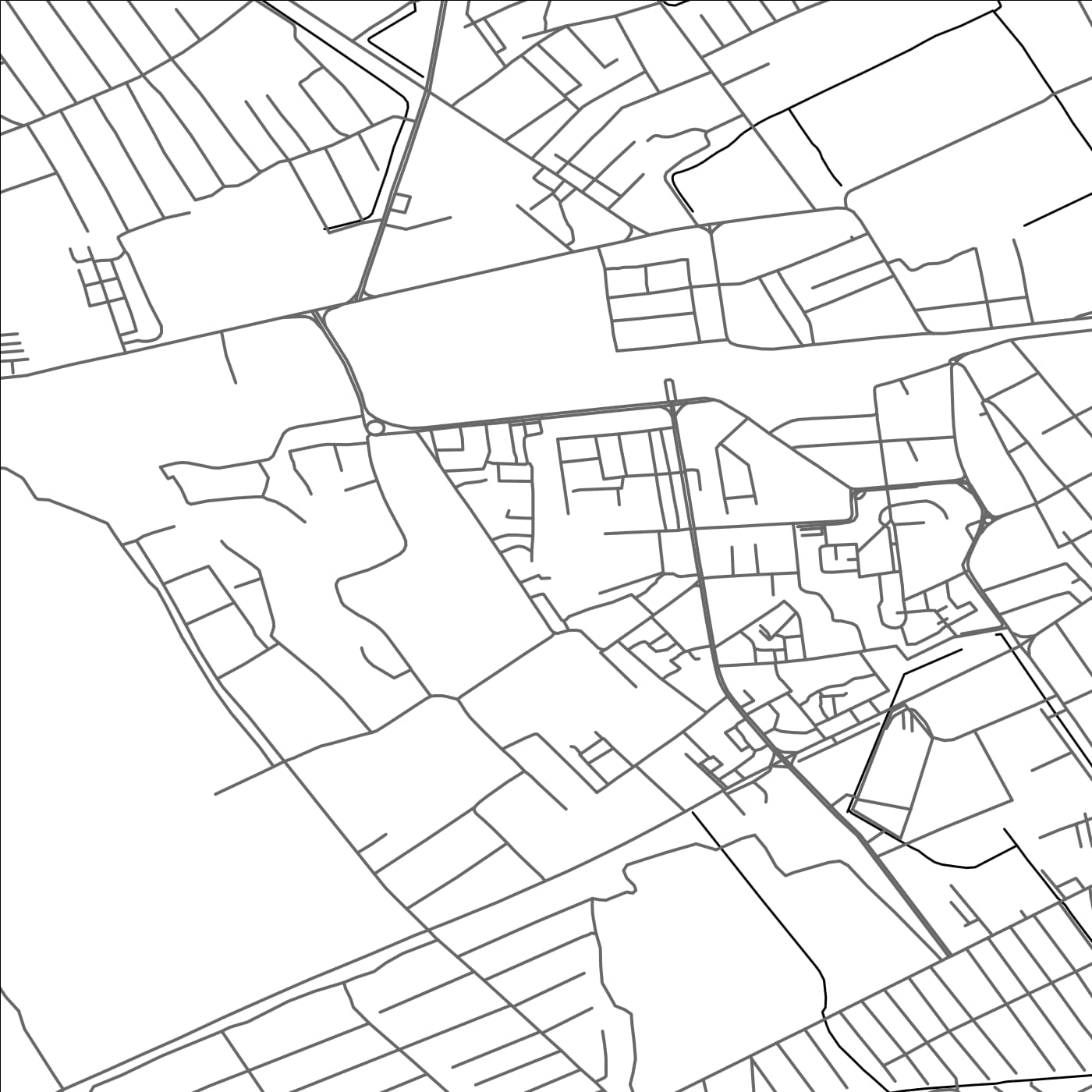 ROAD MAP OF BAYRAMALY, TURKMENISTAN BY MAPBAKES