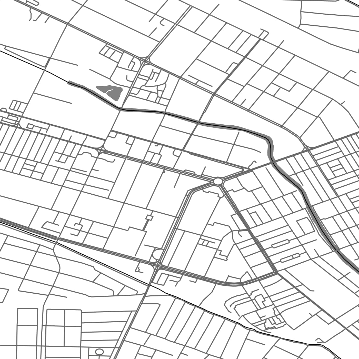 ROAD MAP OF DASOGUZ, TURKMENISTAN BY MAPBAKES