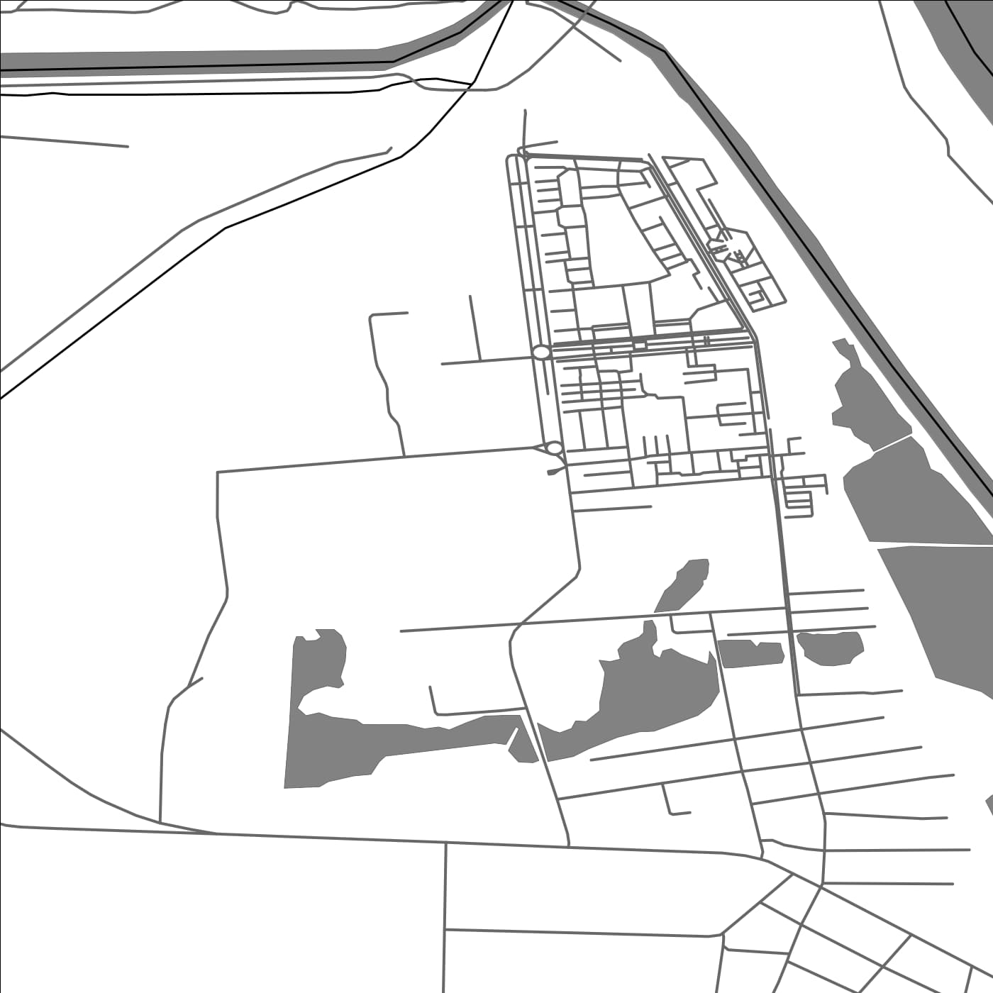 ROAD MAP OF GAZOJAK, TURKMENISTAN BY MAPBAKES