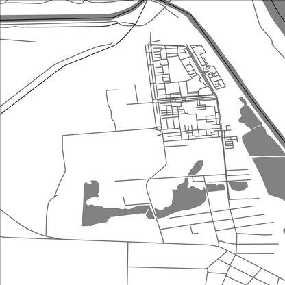 ROAD MAP OF GAZOJAK, TURKMENISTAN BY MAPBAKES