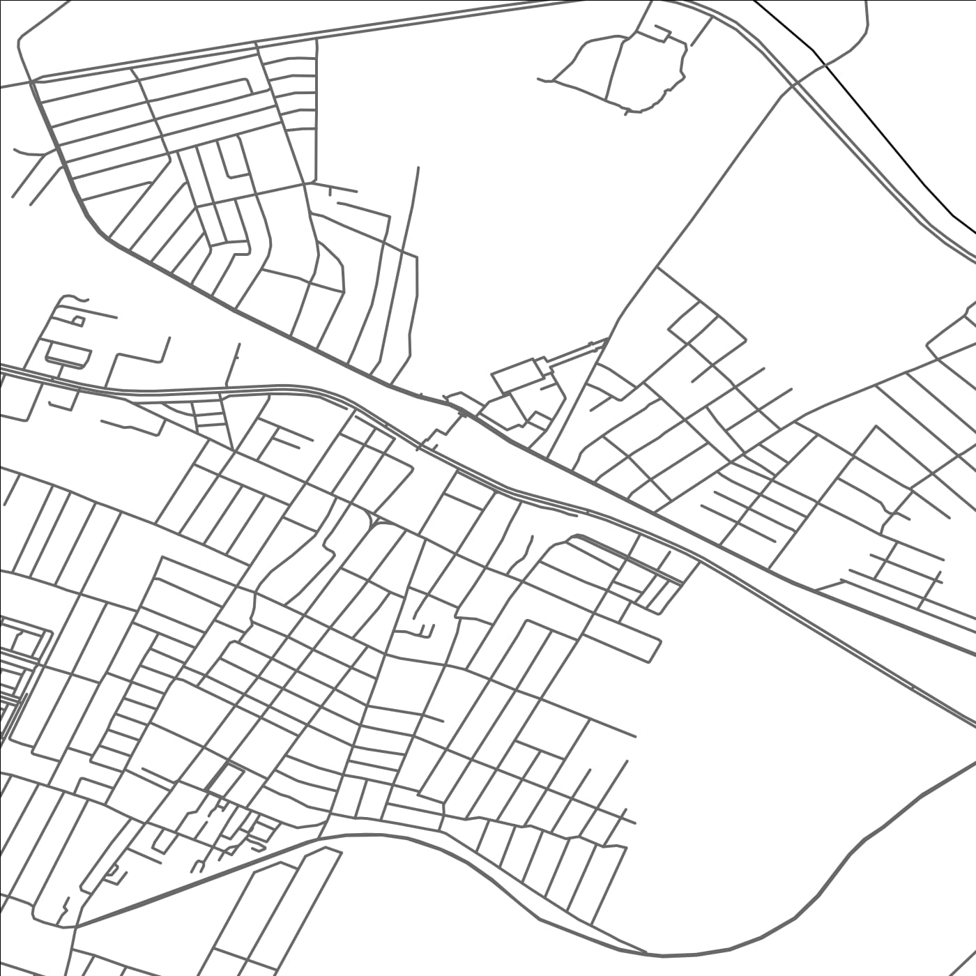 ROAD MAP OF GOKDEPE, TURKMENISTAN BY MAPBAKES