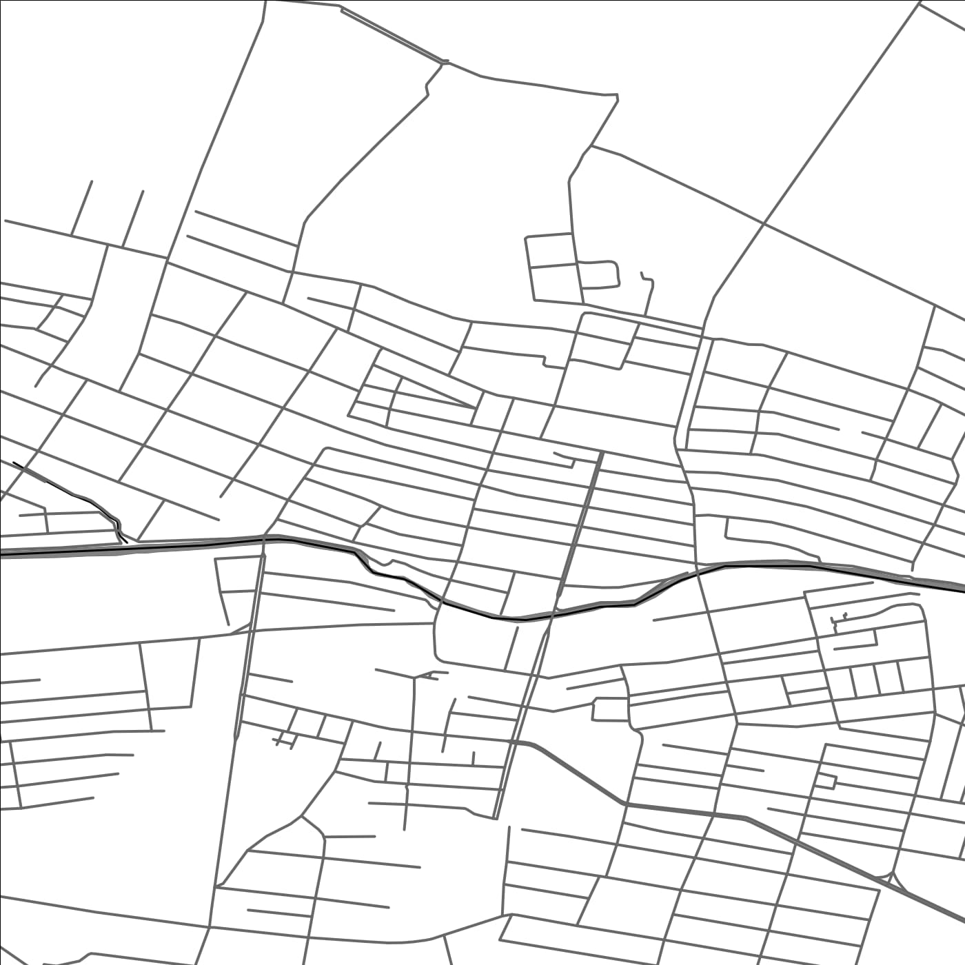 ROAD MAP OF KONEURGENCH, TURKMENISTAN BY MAPBAKES