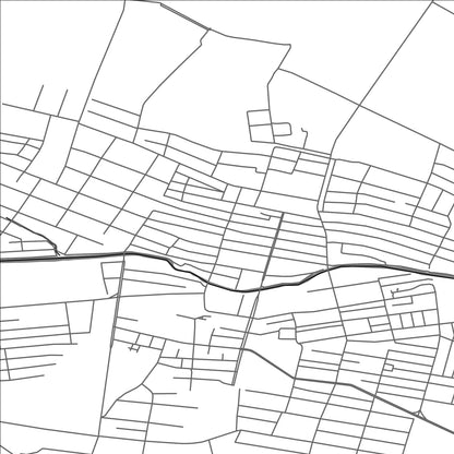 ROAD MAP OF KONEURGENCH, TURKMENISTAN BY MAPBAKES