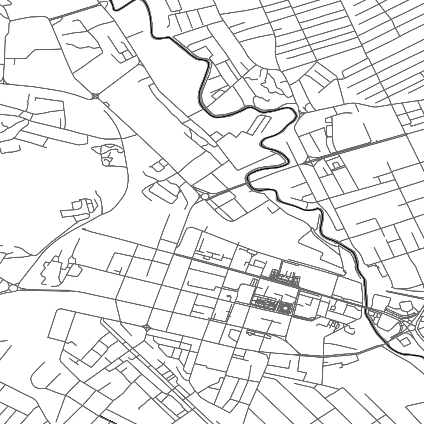 ROAD MAP OF MARY, TURKMENISTAN BY MAPBAKES