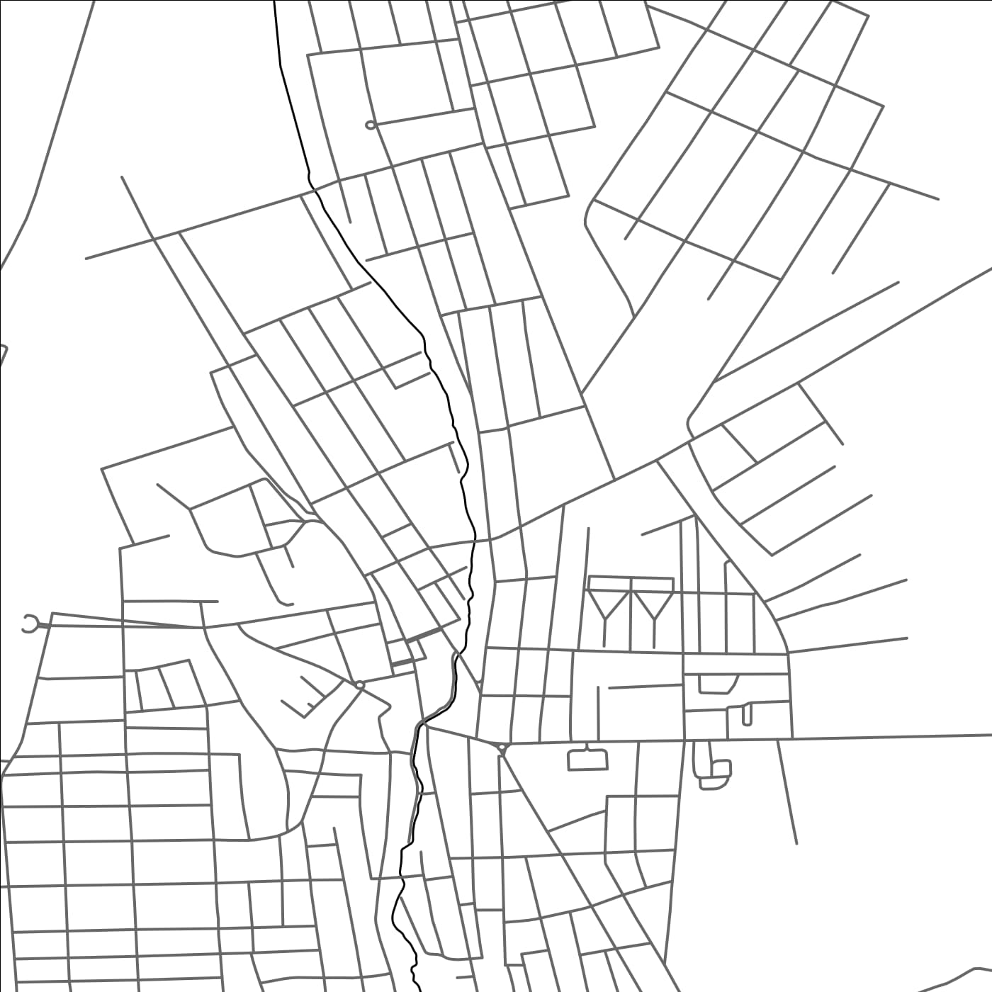 ROAD MAP OF SARAHS, TURKMENISTAN BY MAPBAKES