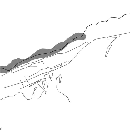 ROAD MAP OF SERHETABAT, TURKMENISTAN BY MAPBAKES