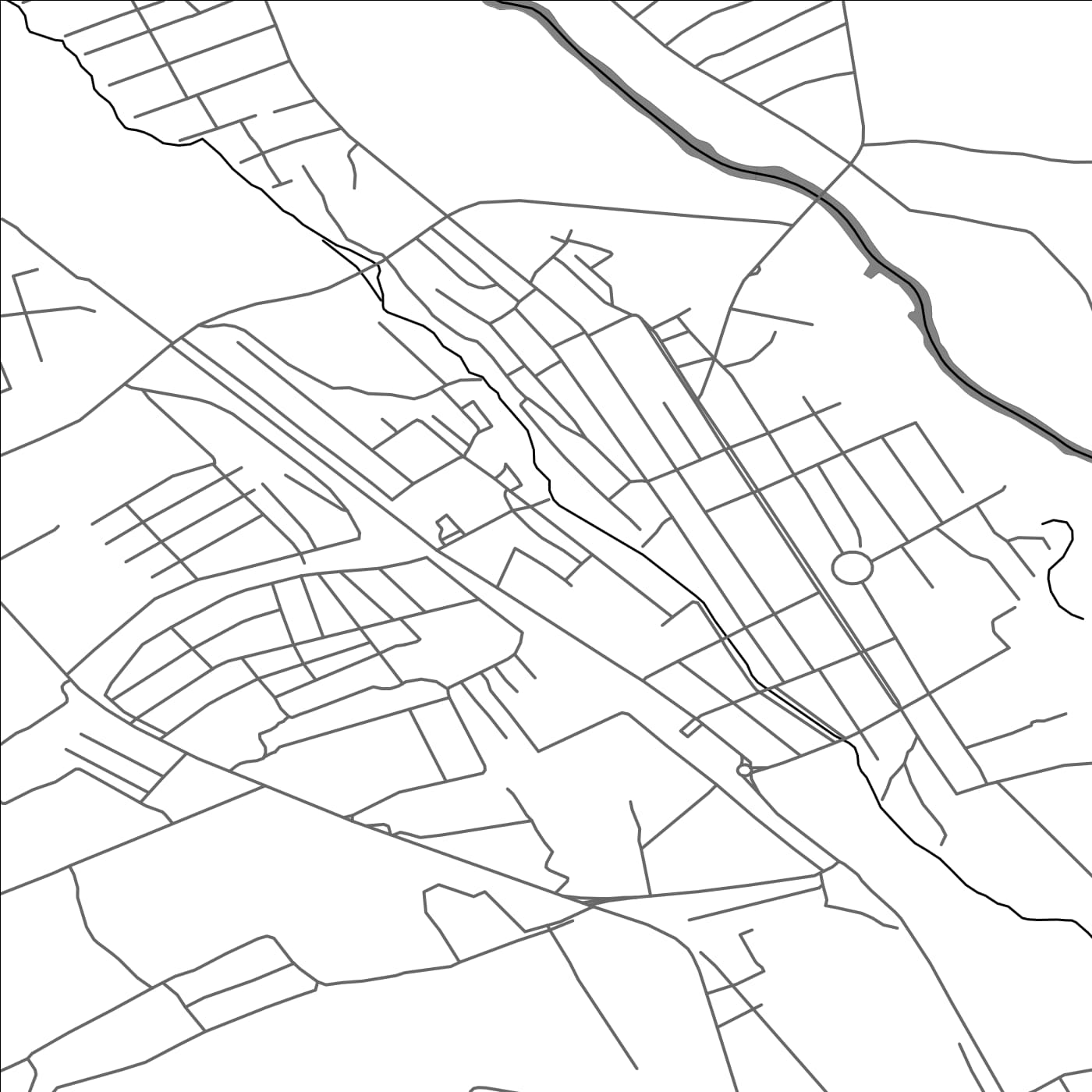 ROAD MAP OF YOLOTEN, TURKMENISTAN BY MAPBAKES