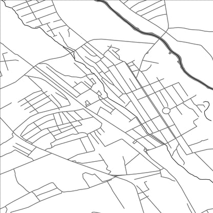 ROAD MAP OF YOLOTEN, TURKMENISTAN BY MAPBAKES