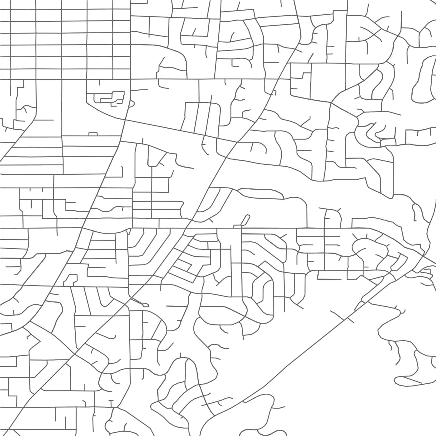 ROAD MAP OF BOUNTIFUL, UTAH BY MAPBAKES