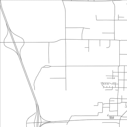 ROAD MAP OF BRIGHAM CITY, UTAH BY MAPBAKES