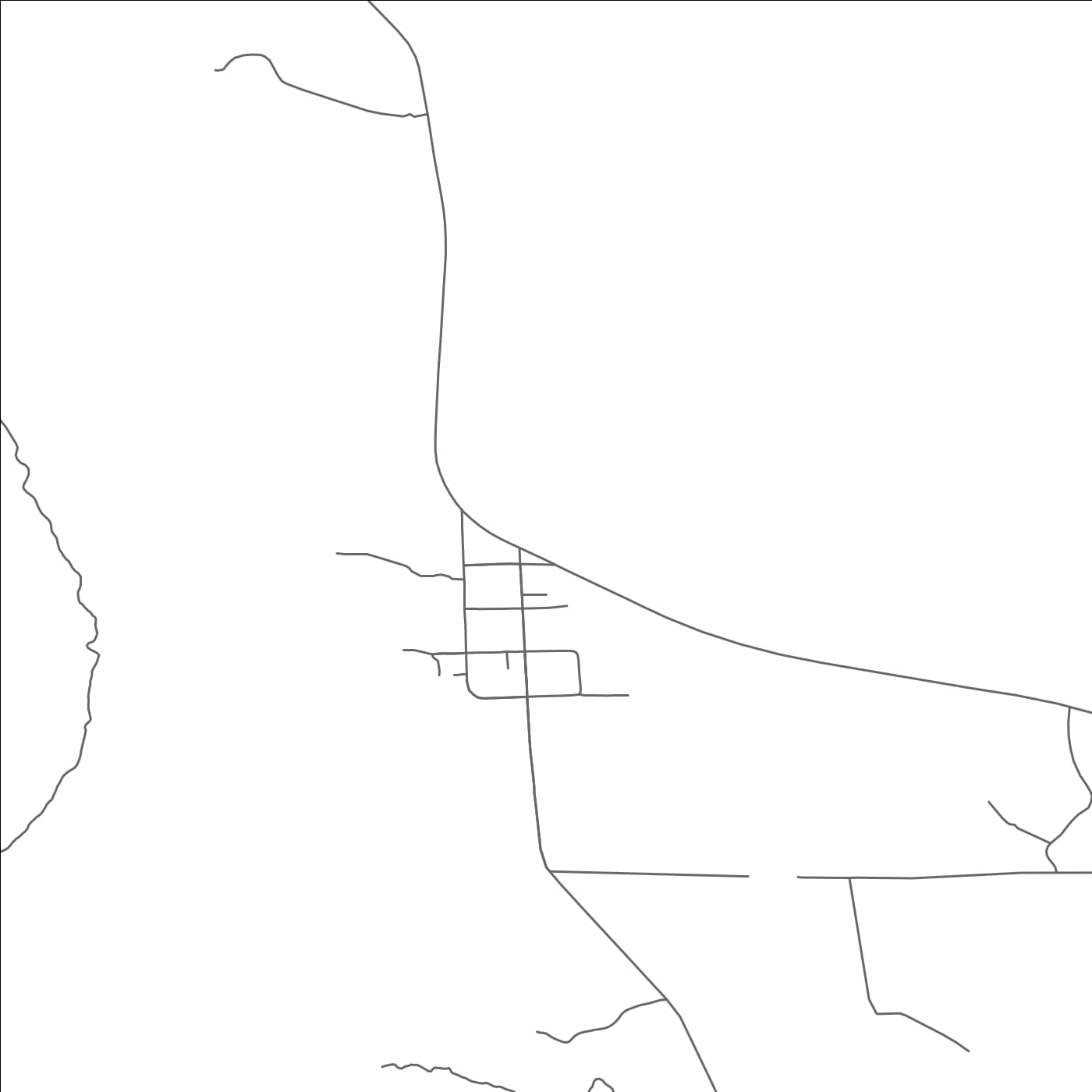 ROAD MAP OF CANNONVILLE, UTAH BY MAPBAKES