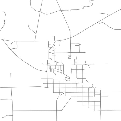 ROAD MAP OF CASTLE DALE, UTAH BY MAPBAKES