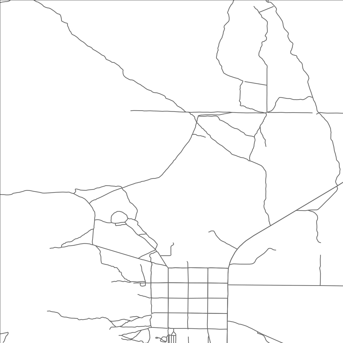 ROAD MAP OF CEDAR FORT, UTAH BY MAPBAKES