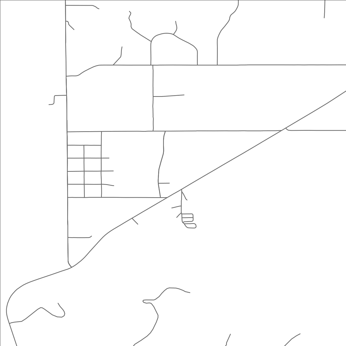 ROAD MAP OF CHARLESTON, UTAH BY MAPBAKES