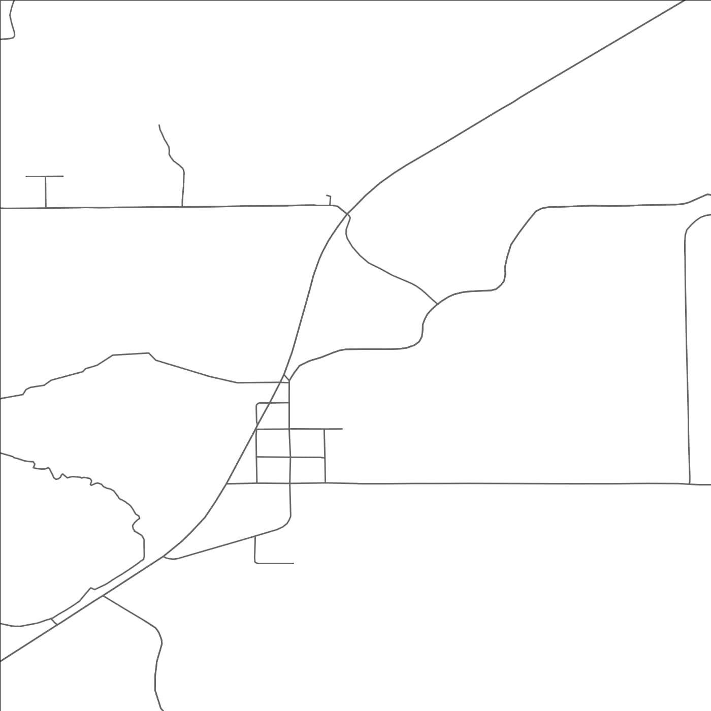 ROAD MAP OF CLAWSON, UTAH BY MAPBAKES