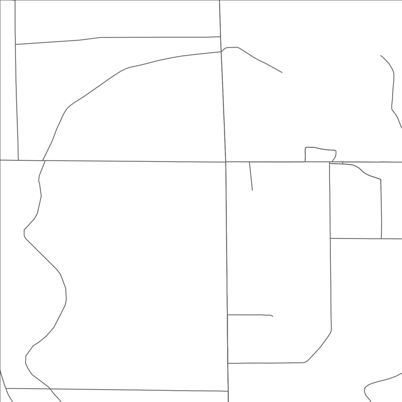 ROAD MAP OF CORNISH, UTAH BY MAPBAKES