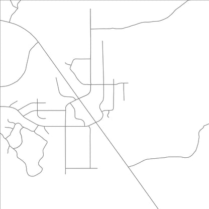 ROAD MAP OF DAMMERON VALLEY, UTAH BY MAPBAKES