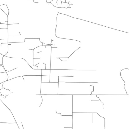 ROAD MAP OF EDEN, UTAH BY MAPBAKES