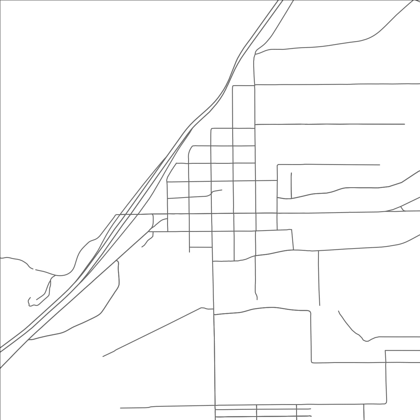 ROAD MAP OF ELSINORE, UTAH BY MAPBAKES