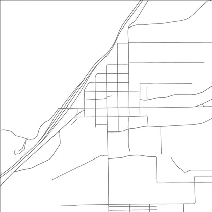 ROAD MAP OF ELSINORE, UTAH BY MAPBAKES