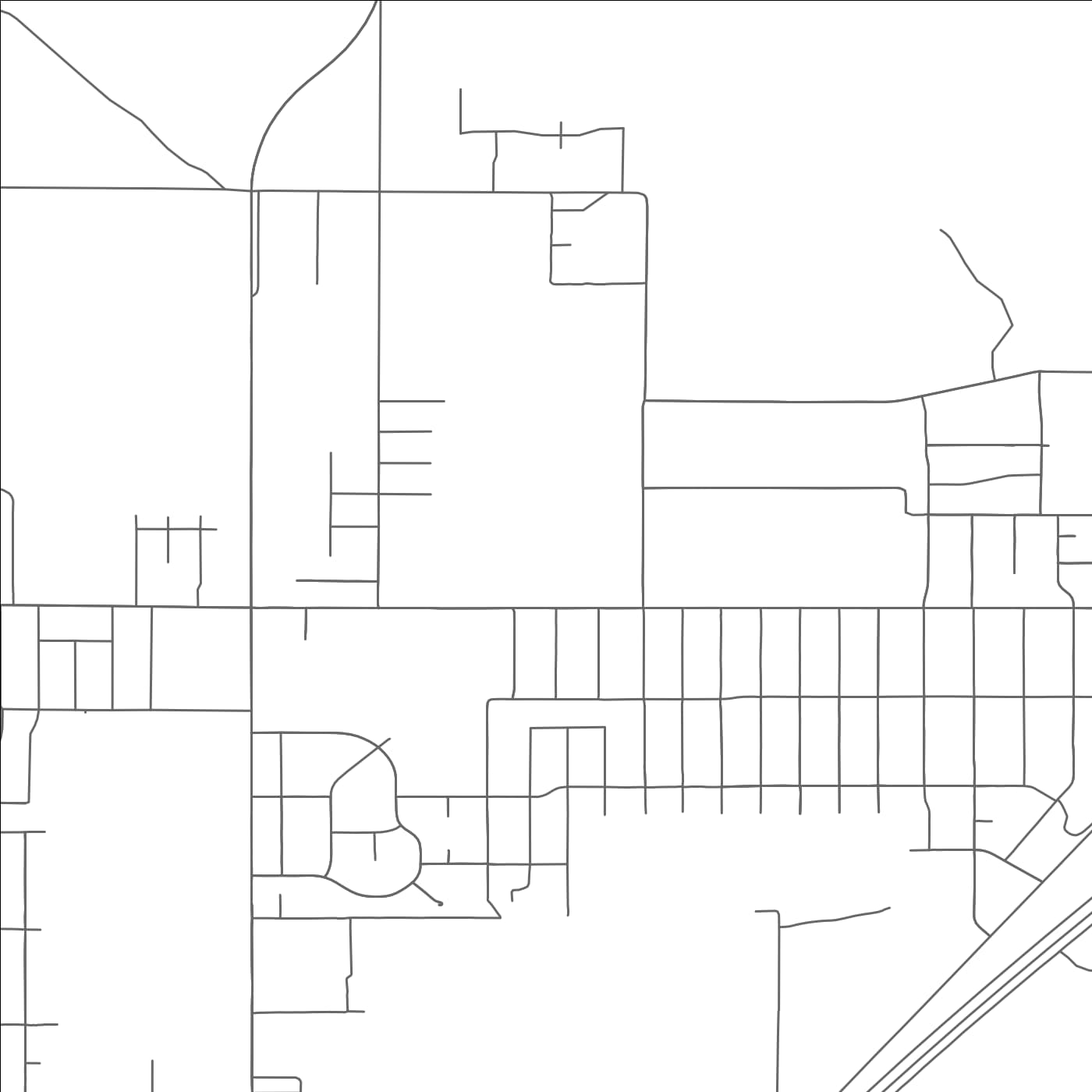 ROAD MAP OF ENOCH, UTAH BY MAPBAKES