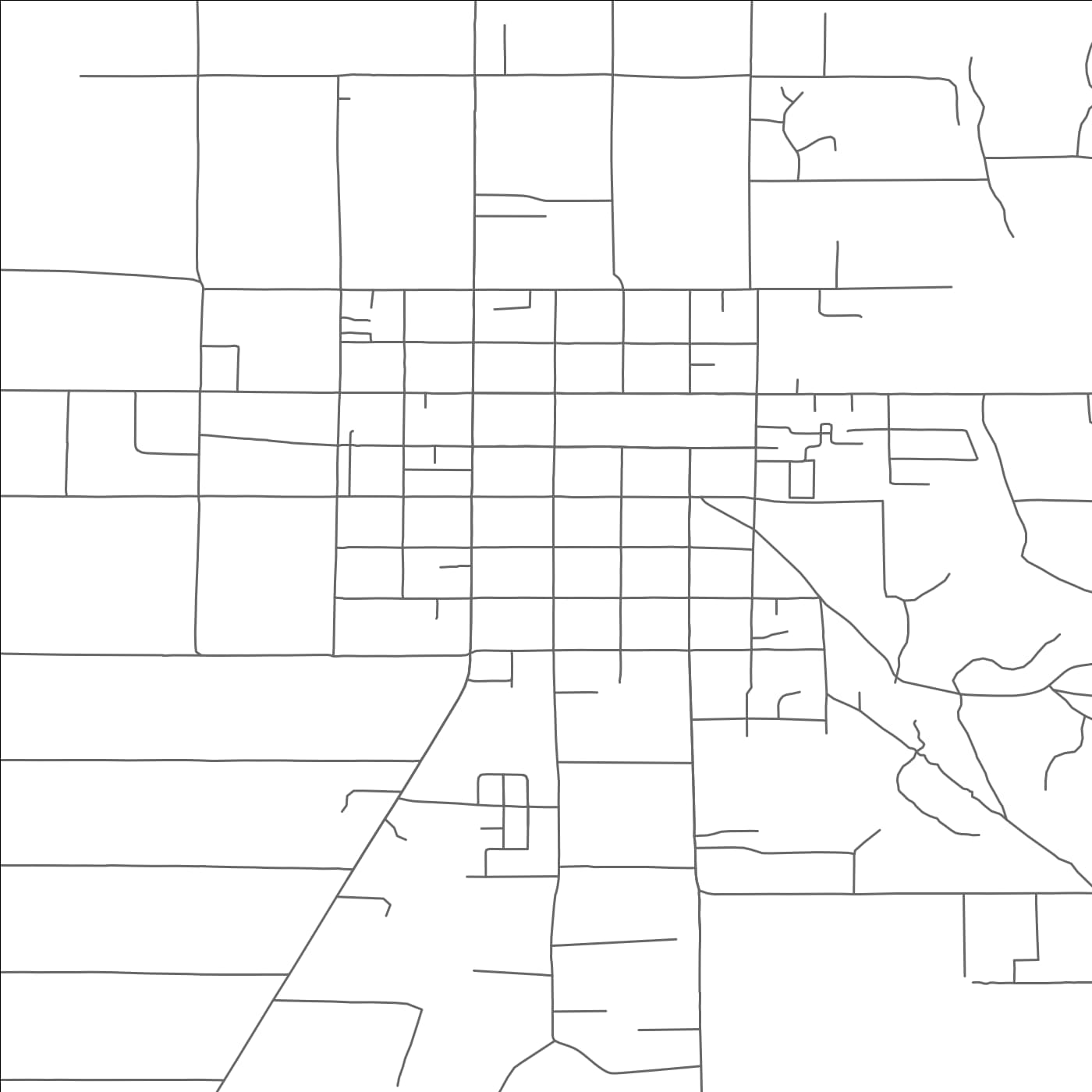 ROAD MAP OF EPHRAIM, UTAH BY MAPBAKES