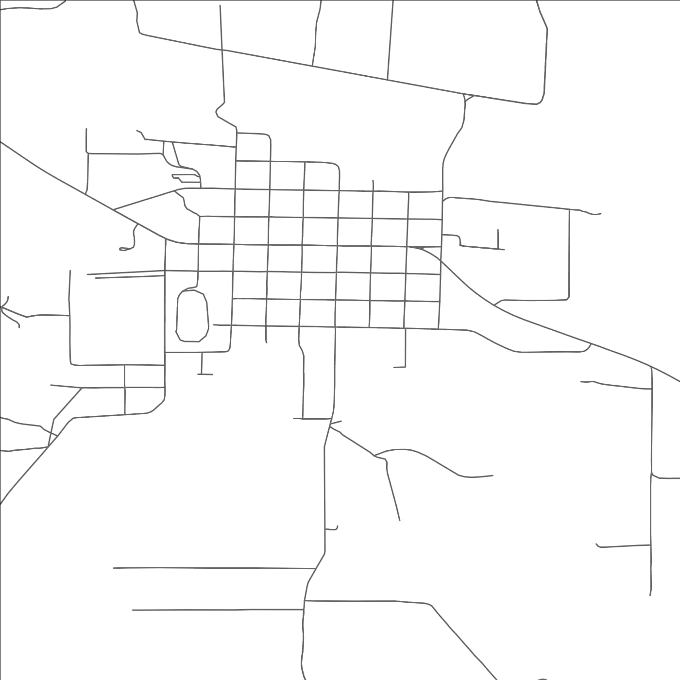 ROAD MAP OF ESCALANTE, UTAH BY MAPBAKES