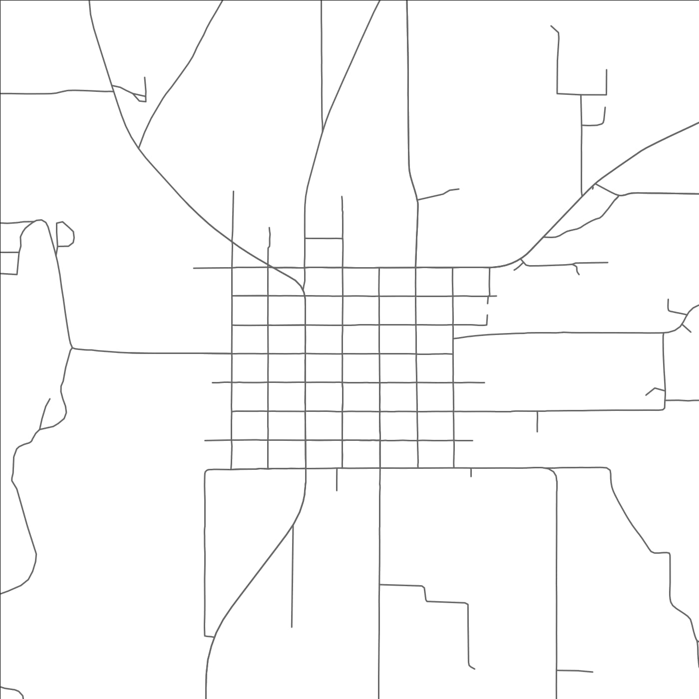 ROAD MAP OF FAIRVIEW, UTAH BY MAPBAKES