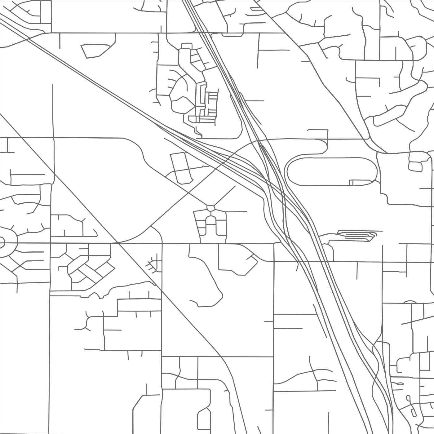 ROAD MAP OF FARMINGTON, UTAH BY MAPBAKES