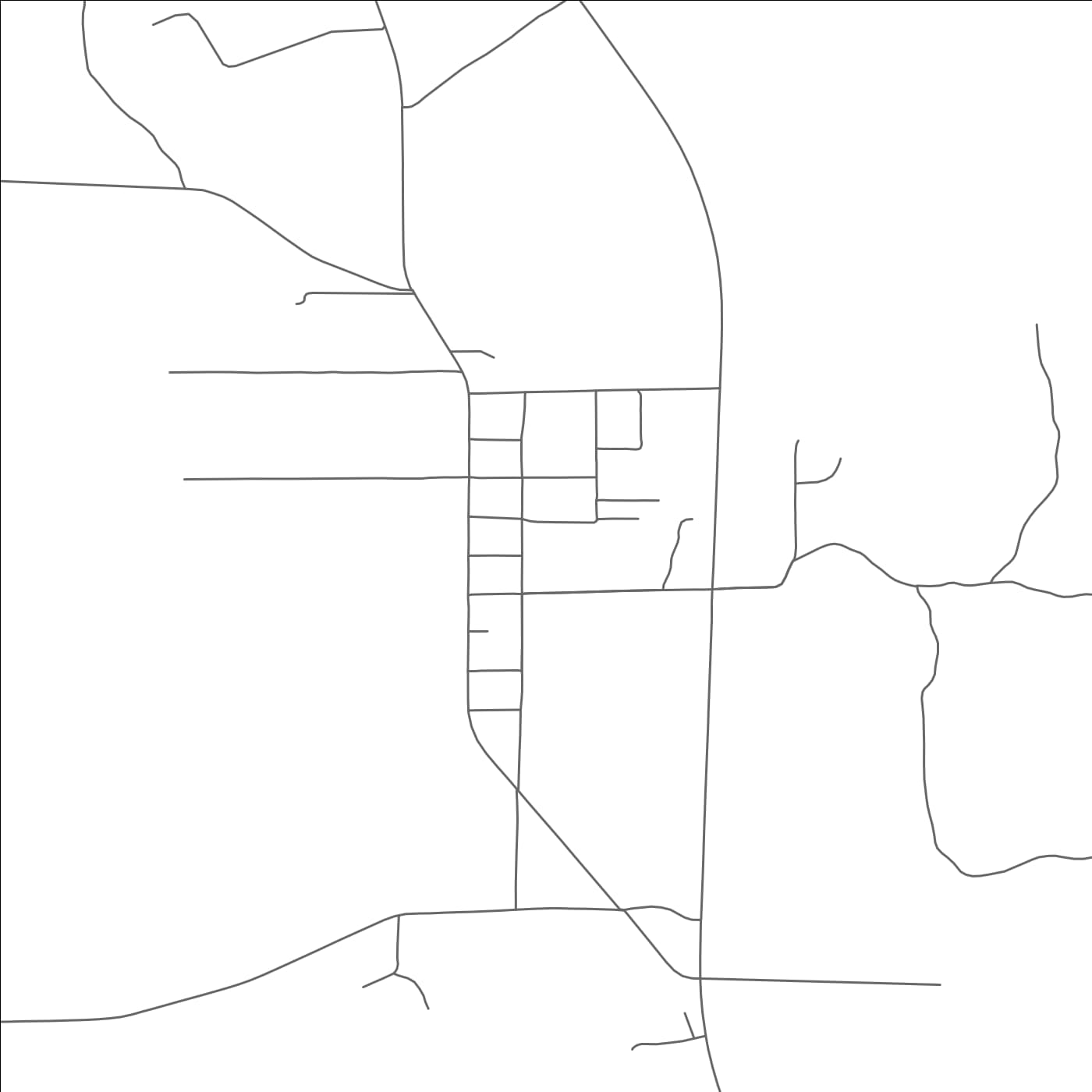 ROAD MAP OF FAYETTE, UTAH BY MAPBAKES