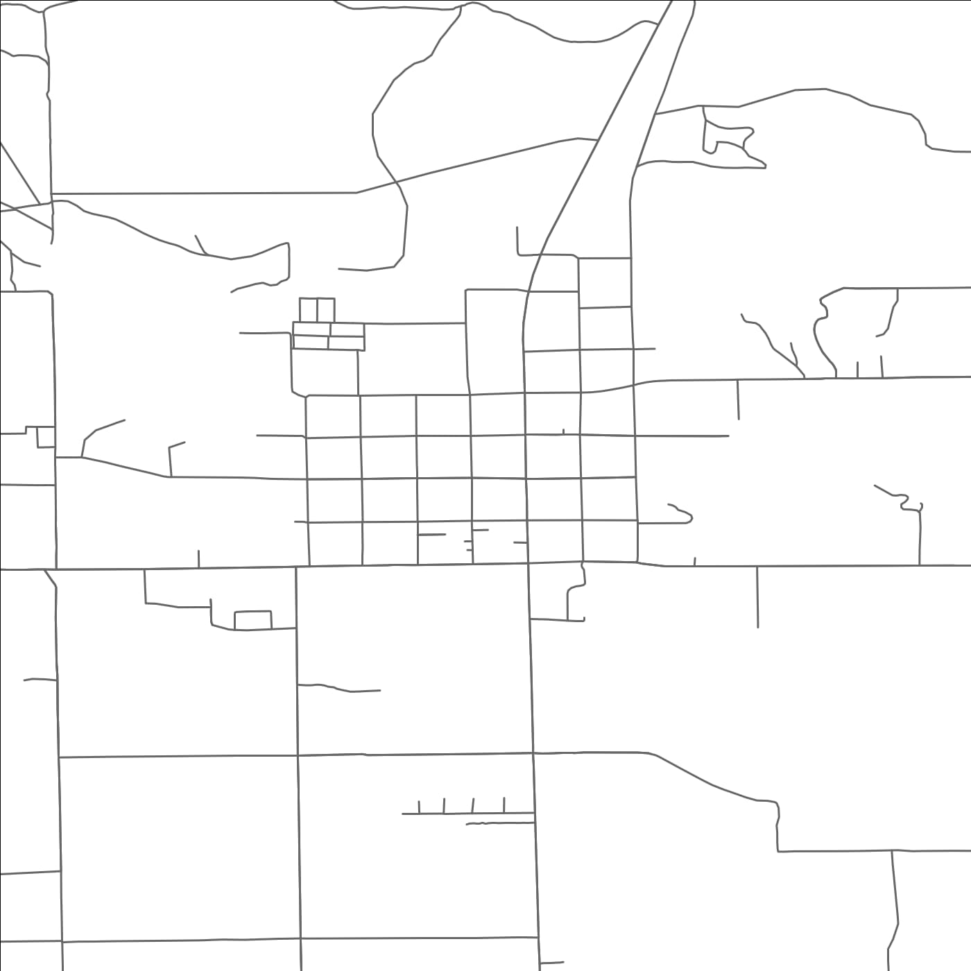 ROAD MAP OF FERRON, UTAH BY MAPBAKES