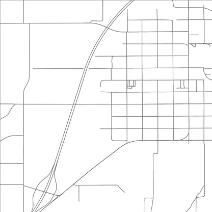 ROAD MAP OF FILLMORE, UTAH BY MAPBAKES