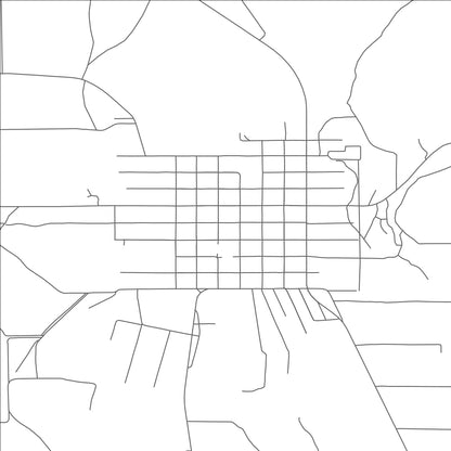 ROAD MAP OF FOUNTAIN GREEN, UTAH BY MAPBAKES