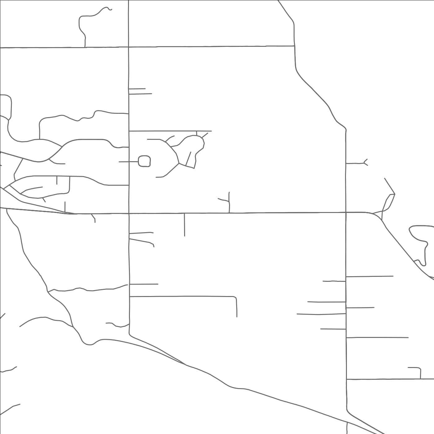 ROAD MAP OF FRANCIS, UTAH BY MAPBAKES