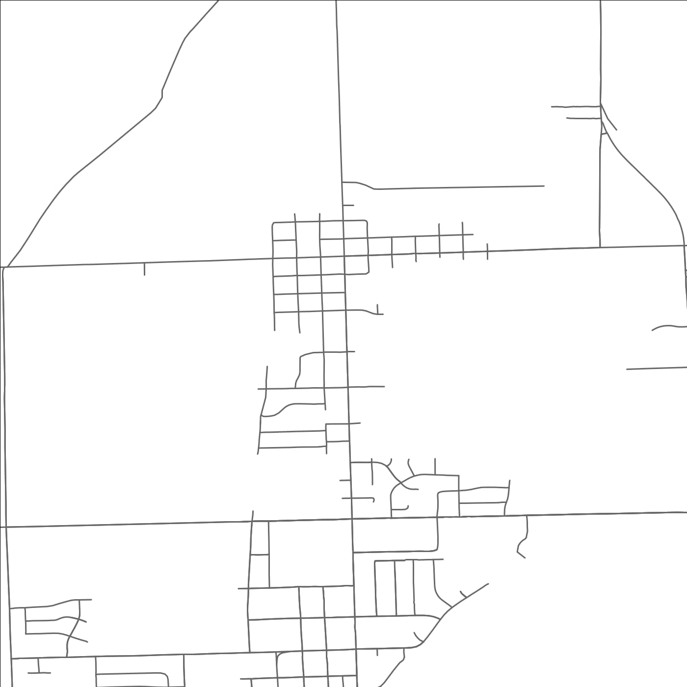 ROAD MAP OF GARLAND, UTAH BY MAPBAKES