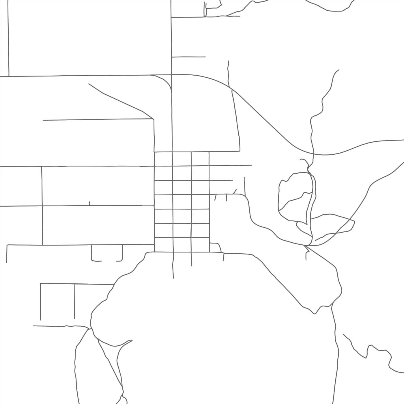 ROAD MAP OF GLENWOOD, UTAH BY MAPBAKES