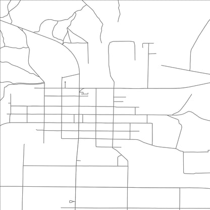 ROAD MAP OF GUNNISON, UTAH BY MAPBAKES