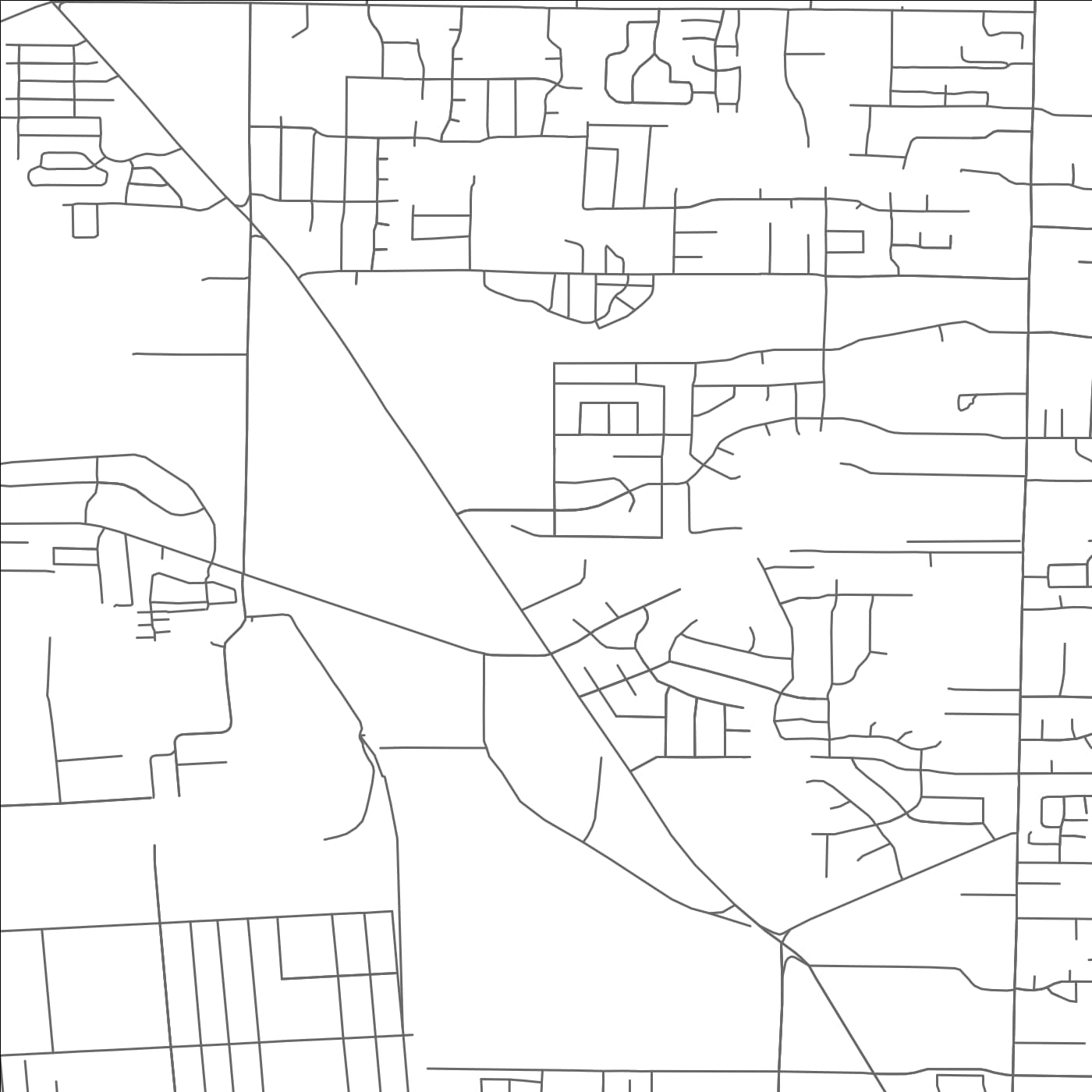 ROAD MAP OF HARRISVILLE, UTAH BY MAPBAKES