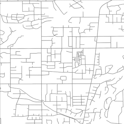 ROAD MAP OF HIGHLAND, UTAH BY MAPBAKES