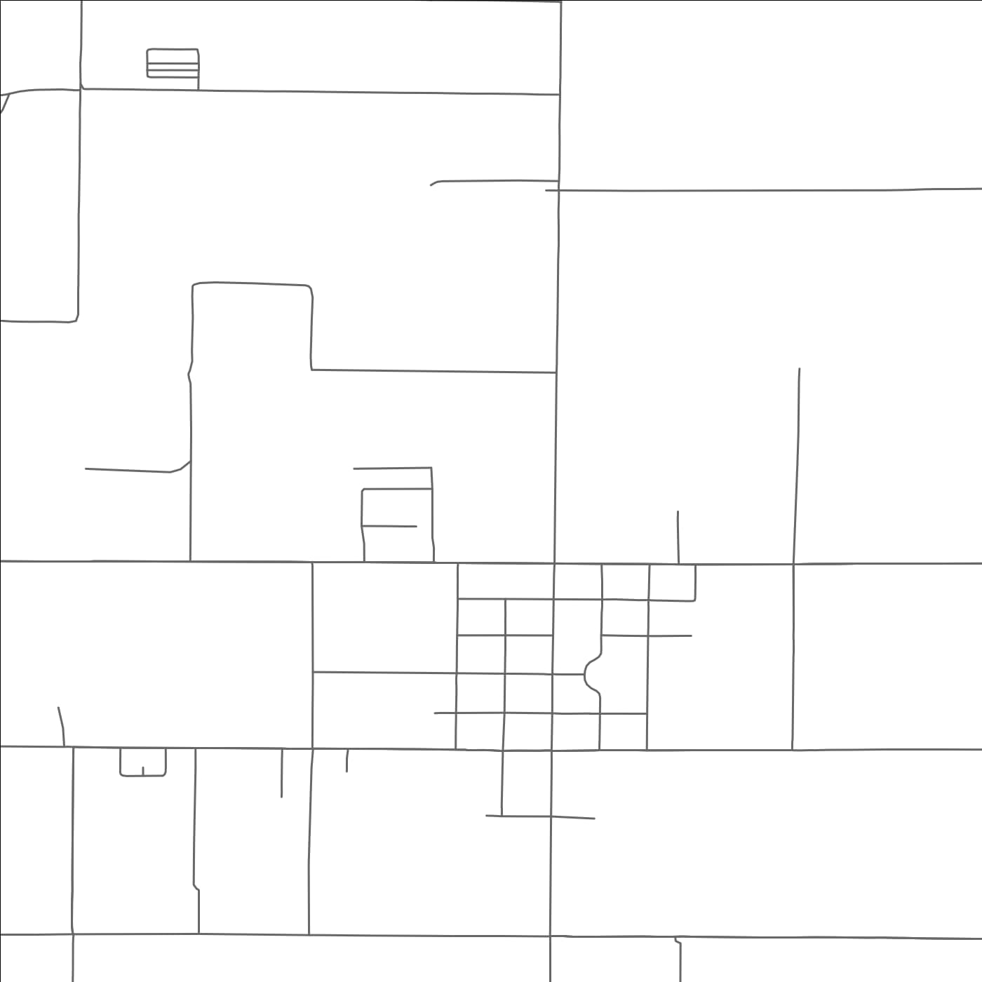 ROAD MAP OF HINCKLEY, UTAH BY MAPBAKES