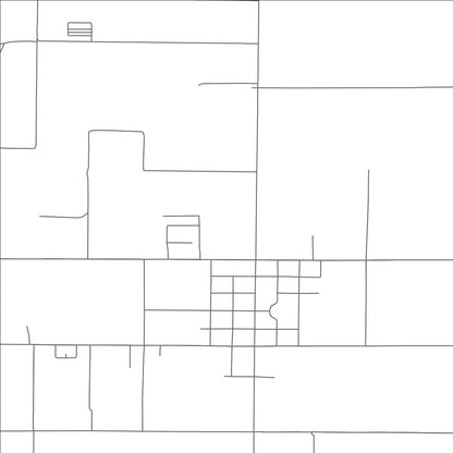 ROAD MAP OF HINCKLEY, UTAH BY MAPBAKES