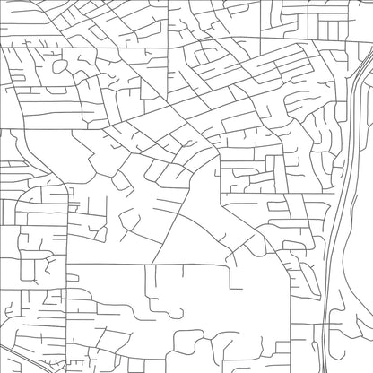 ROAD MAP OF HOLLADAY, UTAH BY MAPBAKES