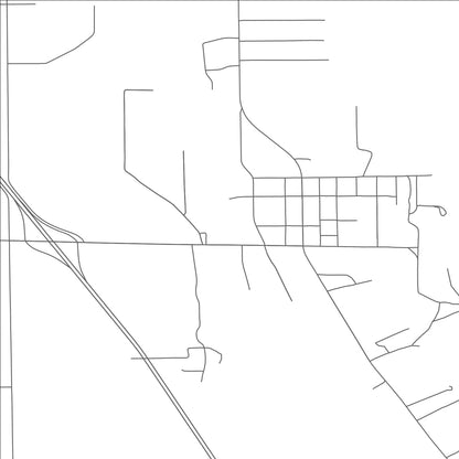 ROAD MAP OF HONEYVILLE, UTAH BY MAPBAKES