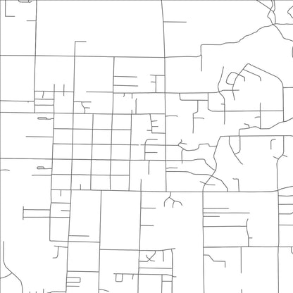 ROAD MAP OF HYDE PARK, UTAH BY MAPBAKES