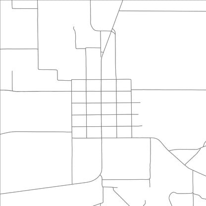 ROAD MAP OF KANOSH, UTAH BY MAPBAKES