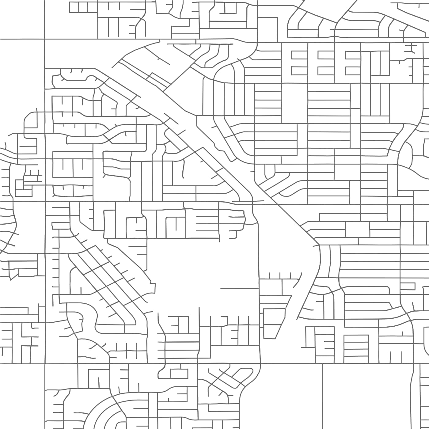 ROAD MAP OF KEARNS, UTAH BY MAPBAKES