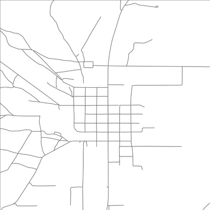 ROAD MAP OF KOOSHAREM, UTAH BY MAPBAKES